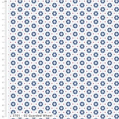 Craft Cotton Company, Guarded Wheel, Steel Break Cotton Fabric