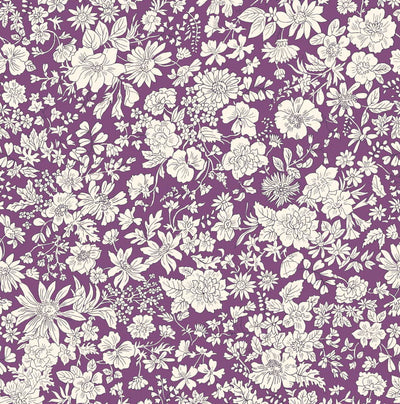 Liberty Emily Belle Bright Plum Quilting Cotton Fabric