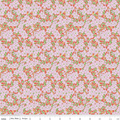 Liberty, Gifts From The Garden, Blossom Pink, Quilting Cotton Fabric