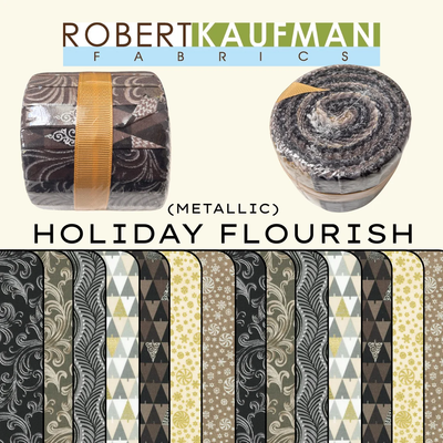 Stitching Strips Holiday Flourish | Robert Kaufman