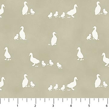 Tiny Waddles, Mama Duck Cotton Fabric