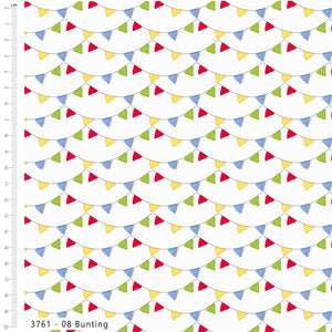 Craft Cotton Sundaes By the Sea Bunting Cotton Fabric