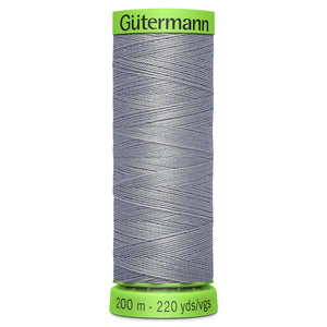 Gutermann Extra Fine Sewing Thread Light Grey