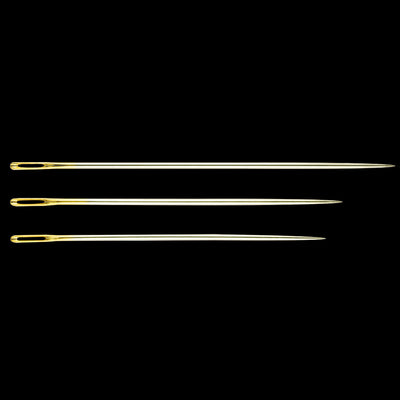 Clover Gold Eye Sashiko Needles Long