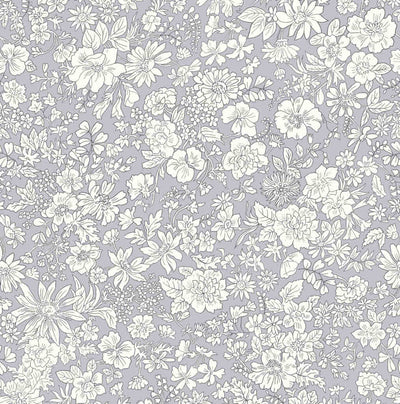 Liberty Emily Belle Steel Quilting Cotton Fabric