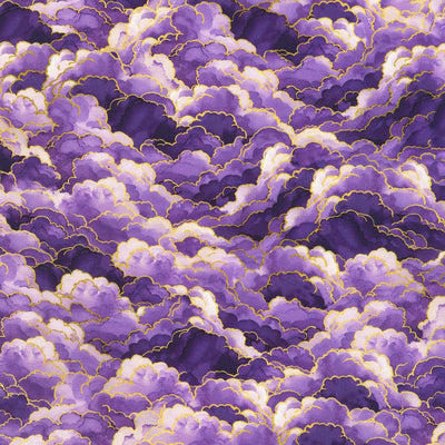 Robert Kaufman Stardust Amethyst Cotton Fabric | Quilting Collection