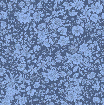 Liberty Emily Belle Ultramarine Quilting Cotton Fabric