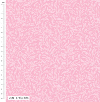 William Morris, Willow Bough Pale Pink Cotton Fabric