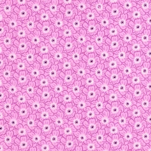 Fin Fabrics, Light Purple Floral Cotton Blender Fabric