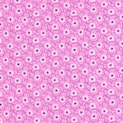 Fin Fabrics, Light Purple Floral Cotton Blender Fabric