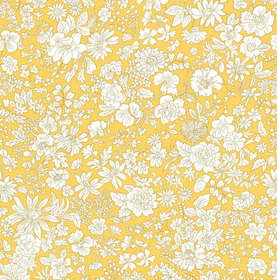 Liberty Emily Belle Sunshine Yellow Quilting Cotton Fabric