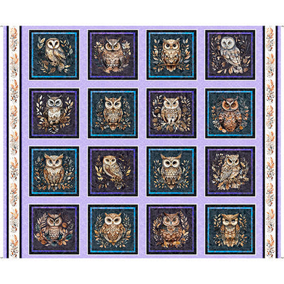 Quilting Treasures, Night Owls, Cotton Fabric