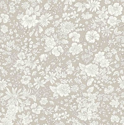 Liberty Emily Belle Oatmeal Quilting Cotton Fabric