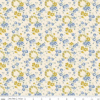 Liberty, Palace Gardens, Petal Crown, Quilting Cotton Fabric