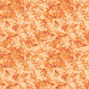 Flight of Beauty Orange Petal Mosaic Quilting Cotton Fabric – Peggy Collins | Camelot Fabrics