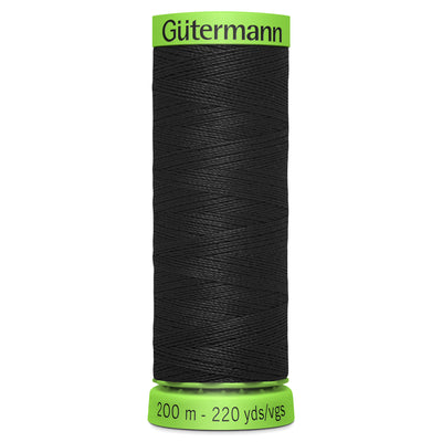 Gutermann Extra Fine Sewing Thread Black