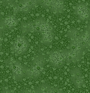 Fin Fabrics Bloom & Blend Olive Green Cotton Fabric
