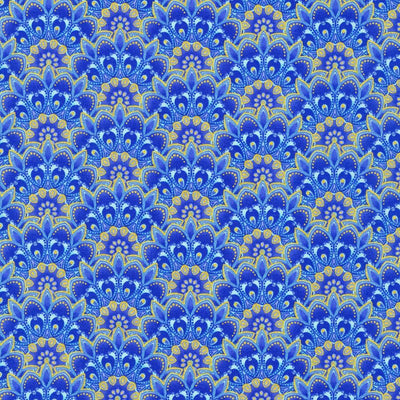 Jaikumari Aquamarine, Robert Kauffman SRKM 21744-425 - Sunnyside Fabrics UK - chromaticity fabric, chromaticity metallic fabric, jaikumari robert kaufffman, metallic, opal colours, robert kauffman - {{product.type}} - sunnysidefabricsuk.com