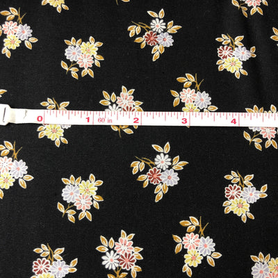 Liberty - The Emporium Collection, Kyoto Posy Charcoal - Sunnyside Fabrics UK - blue, lasenby cotton, Liberty, vintage - {{product.type}} - sunnysidefabricsuk.com
