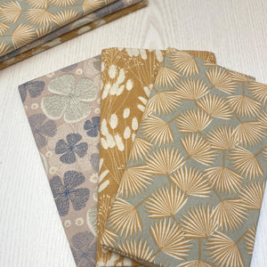 Natural Collection, Cotton Fabric Bundle - Sunnyside Fabrics UK - beige, craft Cotton Company, leaves, natural - {{product.type}} - sunnysidefabricsuk.com