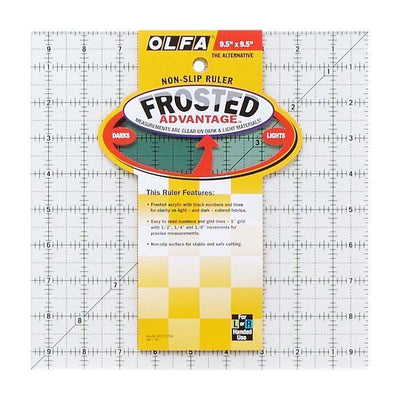 Olfa Non Slip Quilting Square 9.5 x 9.5 inches - Sunnyside Fabrics UK - - {{product.type}} - sunnysidefabricsuk.com