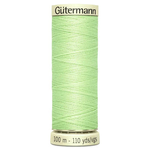 Pale Green, Colour 152 Gutermann Sew All Thread - Sunnyside Fabrics UK - gutermann, gutermann sew all thread, gutermann thread, pale green thread, polyester thread - {{product.type}} - sunnysidefabricsuk.com