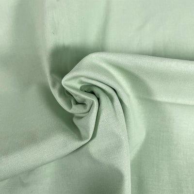 Pale Green, Organic Premium Plain Cotton - Sunnyside Fabrics UK - homespun, organic cotton fabric, pale pink, Pink, plain fabric, plain white fabric, solid fabric, solid white - {{product.type}} - sunnysidefabricsuk.com