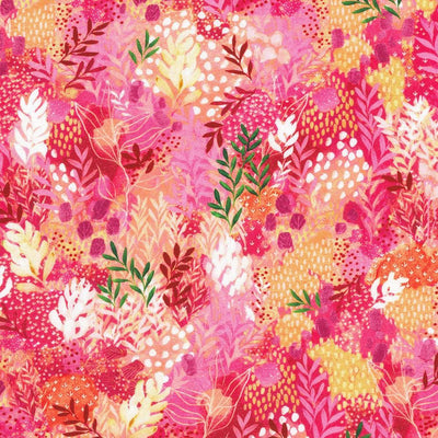 Raspberry, Painterly Trees, Robert Kaufman - Sunnyside Fabrics UK - Painterly Trees, robert kaufman - {{product.type}} - sunnysidefabricsuk.com