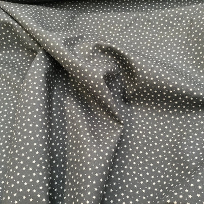 Rose and Hubble, Stars Grey Cotton Fabric - Sunnyside Fabrics UK - cotton, cotton fabric, Grey, Rose and Hubble, sewing fabric, Stars - {{product.type}} - sunnysidefabricsuk.com