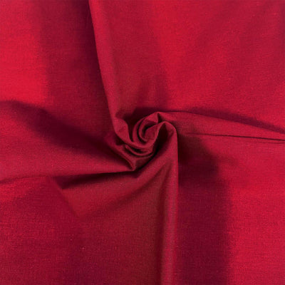 Ruby Red, Organic Premium Plain Cotton - Sunnyside Fabrics UK - homespun, organic cotton fabric, plain fabric, plain red, red, ruby red, solid fabric - {{product.type}} - sunnysidefabricsuk.com