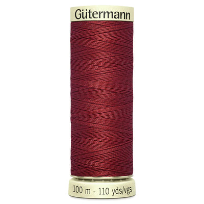 Rust Colour 221 Gutermann Sew All Thread - Sunnyside Fabrics UK - gutermann, gutermann thread, polyester thread, sew all thread - {{product.type}} - sunnysidefabricsuk.com