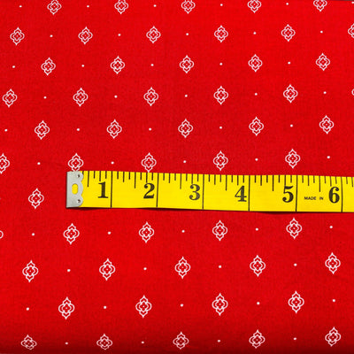 Sahara Red Mosaic, BeniTile Cotton Fabric - Sunnyside Fabrics UK - essential trends, quilting fabric, red cotton fabric, sashing fabric - {{product.type}} - sunnysidefabricsuk.com