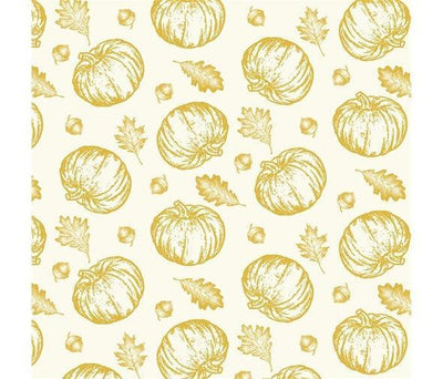 Simply Gold Sunflowers Metallic Accents Sunflower Cream Cotton Fabric