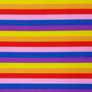 Seaside Stripe Polycotton - Sunnyside Fabrics UK - Polycotton, pride, rainbow, stripe - {{product.type}} - sunnysidefabricsuk.com