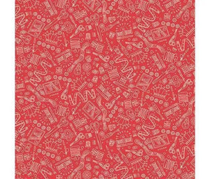 Sewing Motifs Linework, Say it with a Stitch, Mandy Shaw - Sunnyside Fabrics UK - buttons, henry glass, mandy shaw, red work, say it with a stitch - {{product.type}} - sunnysidefabricsuk.com