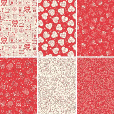 Sewing Motifs Linework, Say it with a Stitch, Mandy Shaw - Sunnyside Fabrics UK - buttons, henry glass, mandy shaw, red work, say it with a stitch - {{product.type}} - sunnysidefabricsuk.com