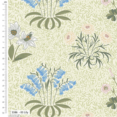 Simply Nature, Lily by William Morris - Sunnyside Fabrics UK - compton, natures dream, Simply Nature, vintage fabrics, William morris, william morris fabric - {{product.type}} - sunnysidefabricsuk.com