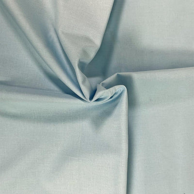 Sky Blue, Organic Premium Plain Cotton - Sunnyside Fabrics UK - homespun, organic cotton fabric, plain fabric, plain white fabric, solid fabric, solid white, white fabric - {{product.type}} - sunnysidefabricsuk.com