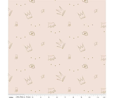 Spin and Twirl, Crowns Ballerina Sparkle - Sunnyside Fabrics UK - ballerinas, dancing, girls, panels, Riley Blake, riley blake designs, spin and twirl - {{product.type}} - sunnysidefabricsuk.com