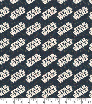 Star Wars Logo, Cotton Fabric - Sunnyside Fabrics UK - baby yoda, Craft Cotton Co, mandalorian, Star Wars, star wars fabric, star wars logo, yoda - {{product.type}} - sunnysidefabricsuk.com
