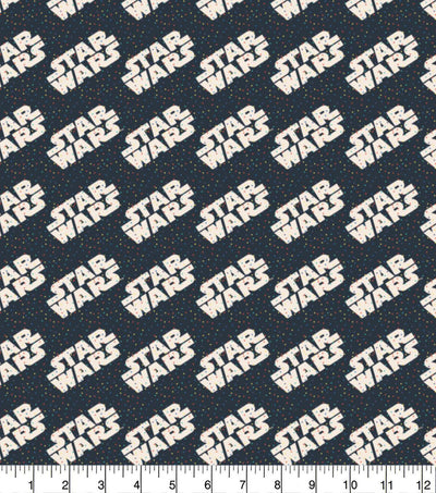 Star Wars Logo, Cotton Fabric - Sunnyside Fabrics UK - baby yoda, Craft Cotton Co, mandalorian, Star Wars, star wars fabric, star wars logo, yoda - {{product.type}} - sunnysidefabricsuk.com