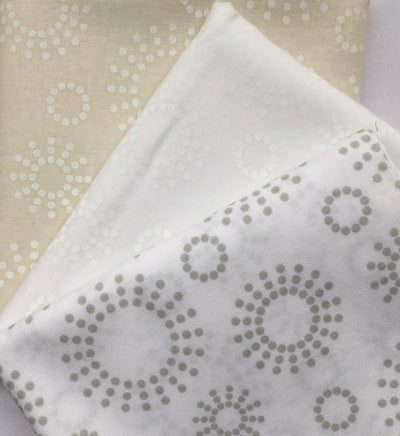 Sun Rays, Grey/White Tone on Tone Cotton Fabric - Sunnyside Fabrics UK - cotton, cream, Grey, low volume, quilt fabric, quilting fabric, tone on tone, White - {{product.type}} - sunnysidefabricsuk.com
