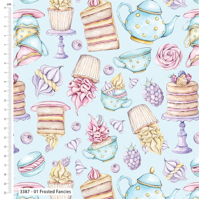 Sweet Temptations, Frosted Fancies, Cotton Fabrics - Sunnyside Fabrics UK - cakes, Craft Cotton Co, homemade cakes, Mari Calvary - {{product.type}} - sunnysidefabricsuk.com