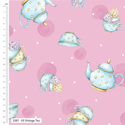 Sweet Temptations, Vintage Tea, Cotton Fabrics - Sunnyside Fabrics UK - cakes, Craft Cotton Co, homemade cakes, Mari Calvary - {{product.type}} - sunnysidefabricsuk.com