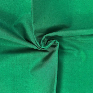 True Green, Organic Premium Plain Cotton - Sunnyside Fabrics UK - dark green, dark green thread, Green, homespun, light green, organic cotton fabric, plain fabric, solid fabric, true green - {{product.type}} - sunnysidefabricsuk.com