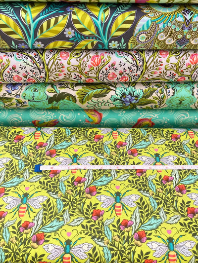 Tula Pink, Full Moon Forest ll, Shake Your Honey Maker - Starlight