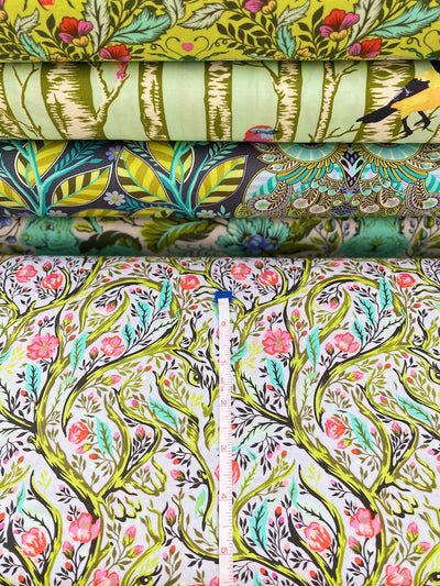 Tula Pink, Full Moon Forest ll, Branch Manager - Starlight