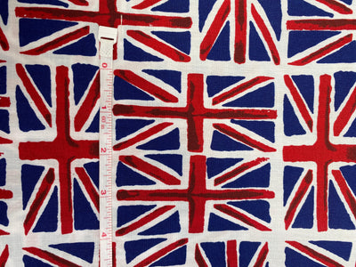 Union Flag Polycotton Fabric - Sunnyside Fabrics UK - bunting, flag, Union flag, Union Jack - {{product.type}} - sunnysidefabricsuk.com