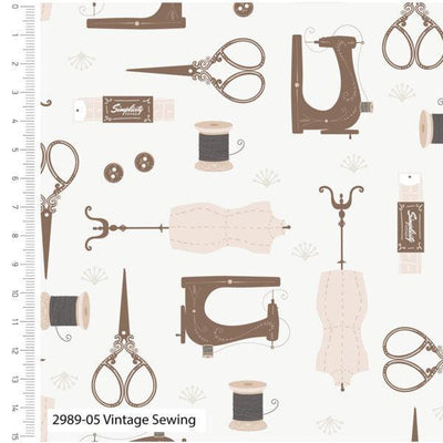 Vintage Sewing, Simplicity Vintage Cotton Fabric - Sunnyside Fabrics UK - cotton fabric, dressmaking, dressmaking fabric, organic cotton fabric, simplicity fabric, simplicity patterns, vintage dress patterns, vintage simplicity - {{product.type}} - sunnysidefabricsuk.com