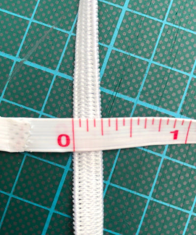 White Elastic 5mm - Sunnyside Fabrics UK - - {{product.type}} - sunnysidefabricsuk.com